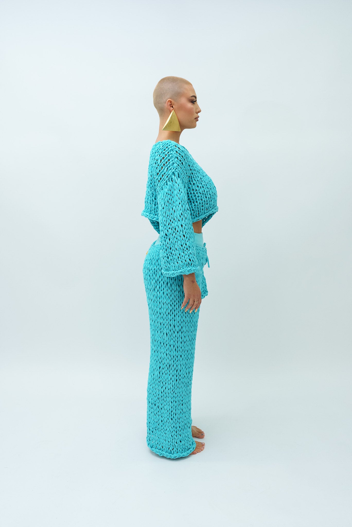 HAND MADE knitted set