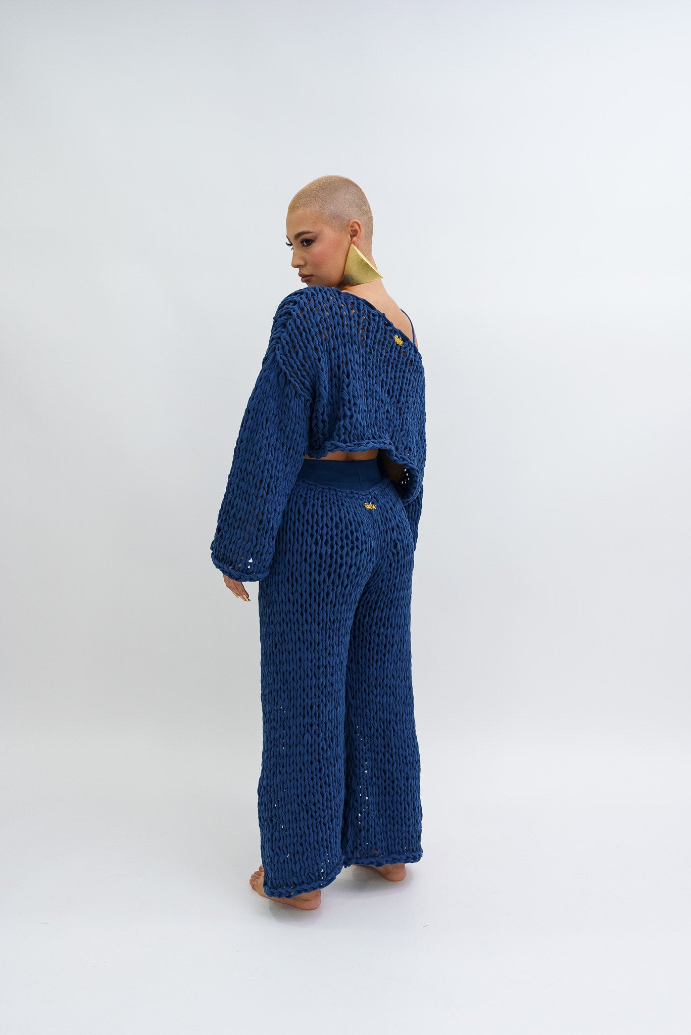 HAND MADE knitted set