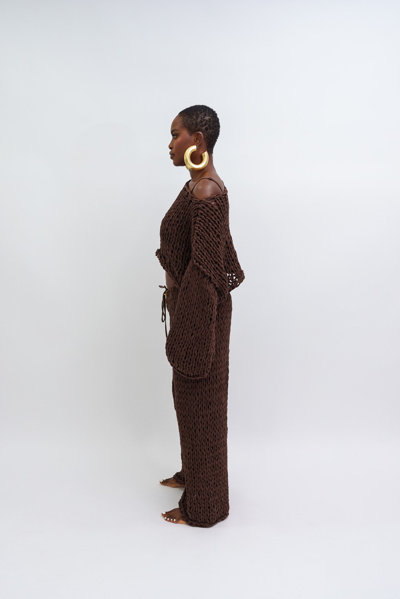HAND MADE knitted set