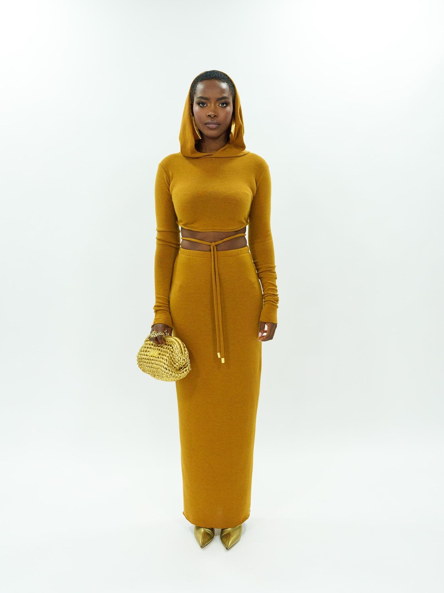 Knitted skirt set