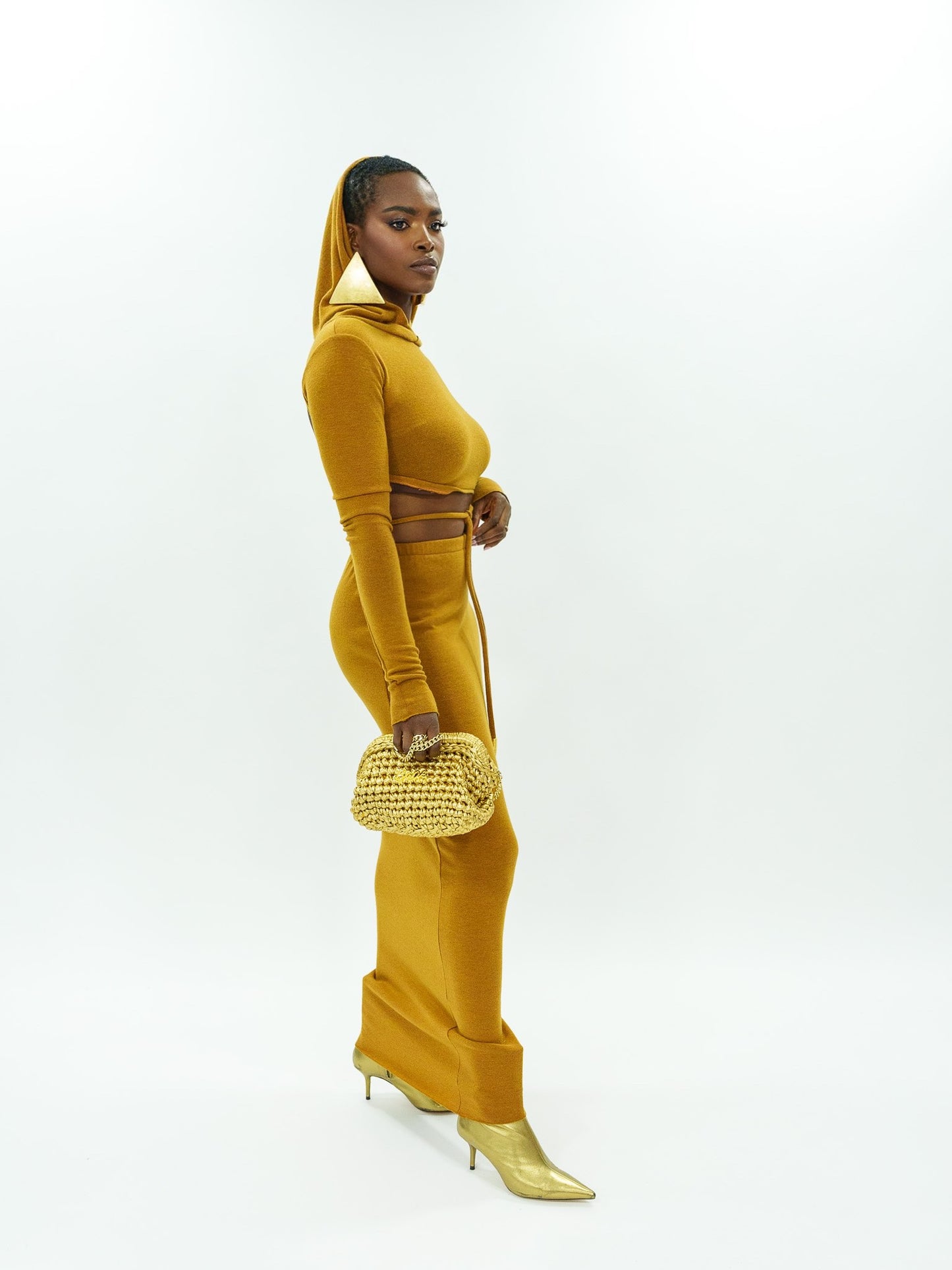 Knitted skirt set