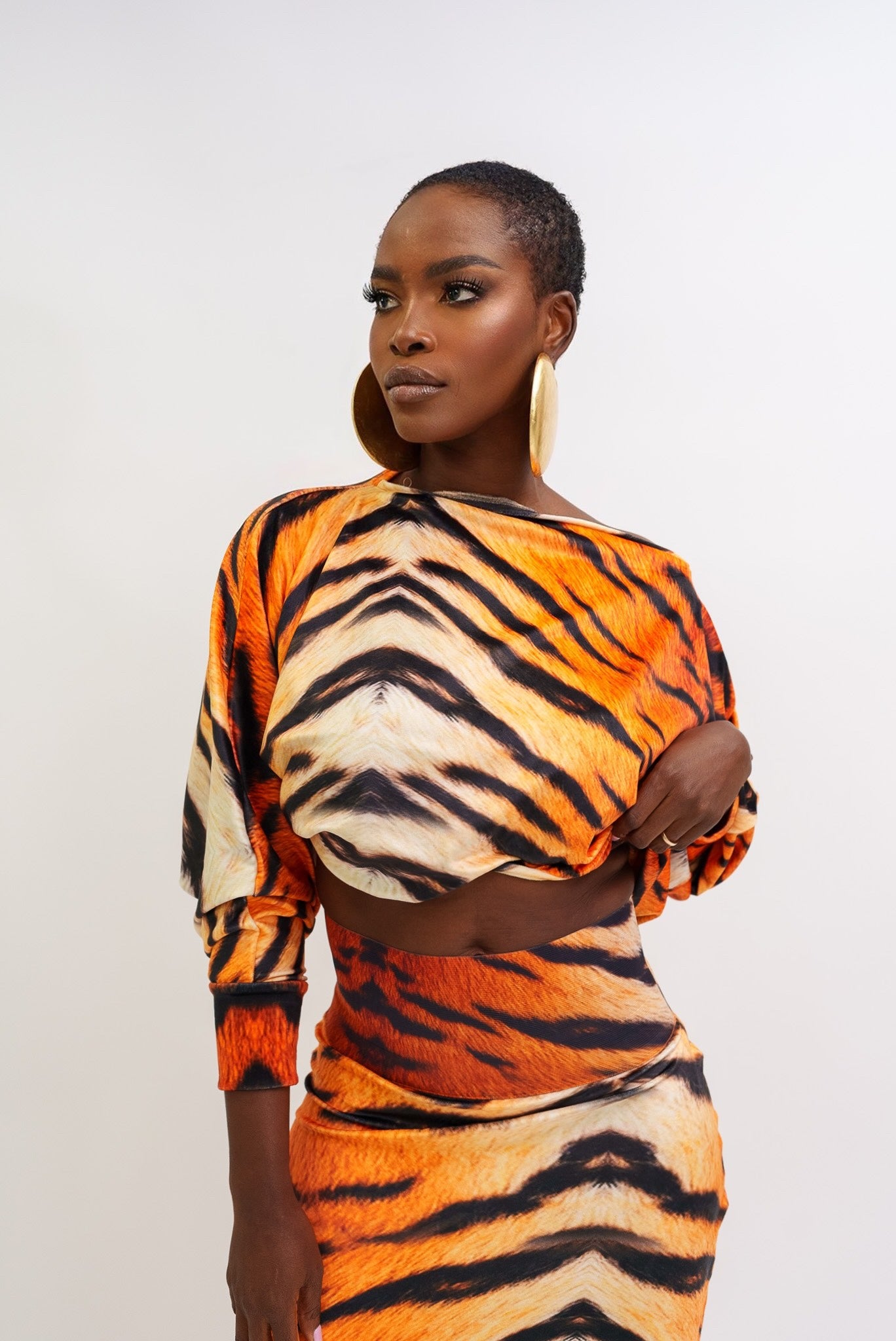 Tiger print set