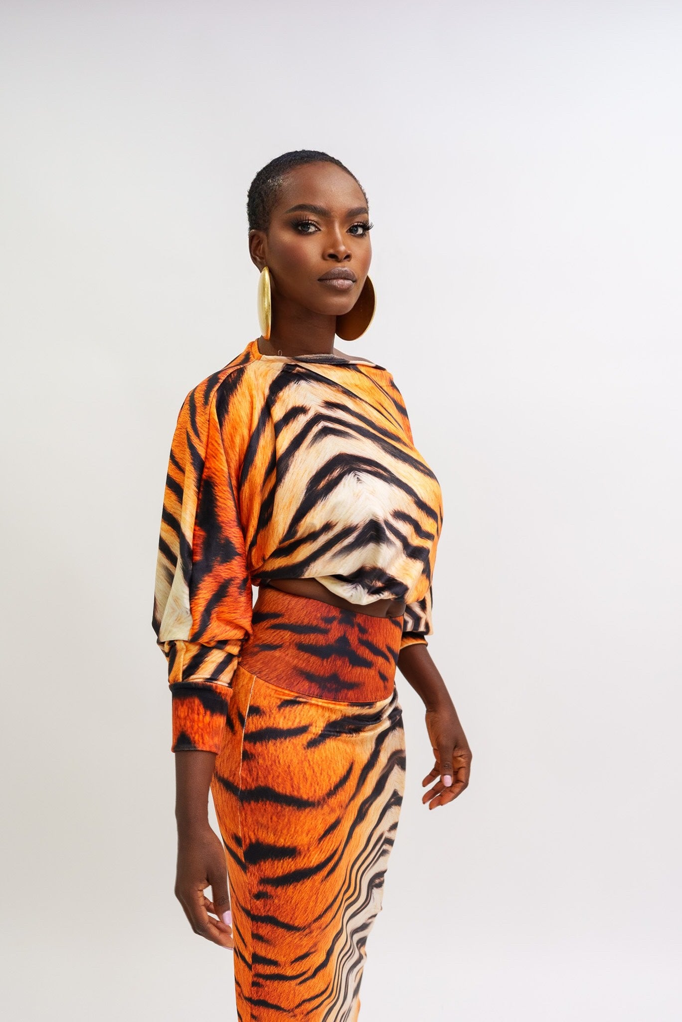 Tiger print set