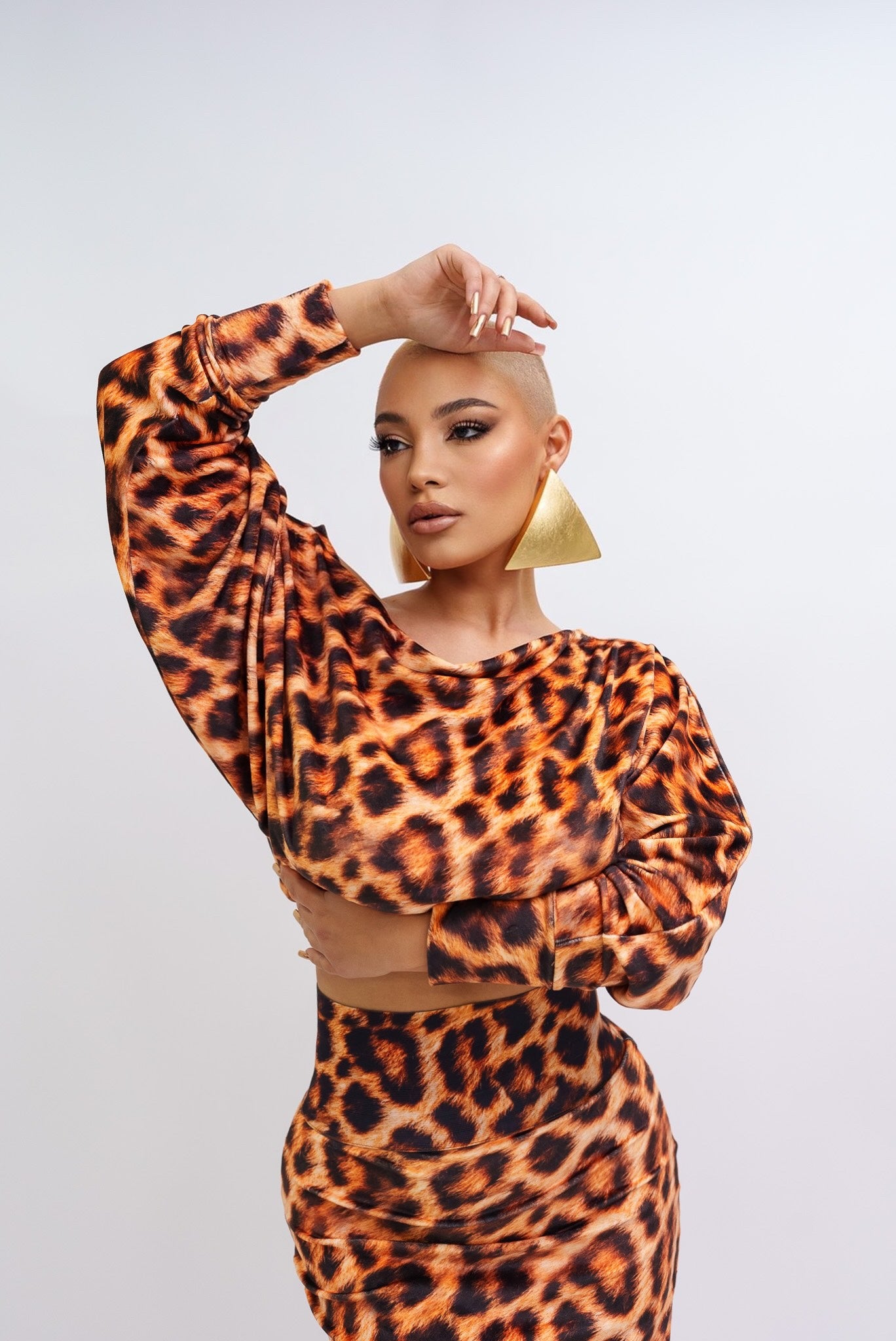Leopard print set