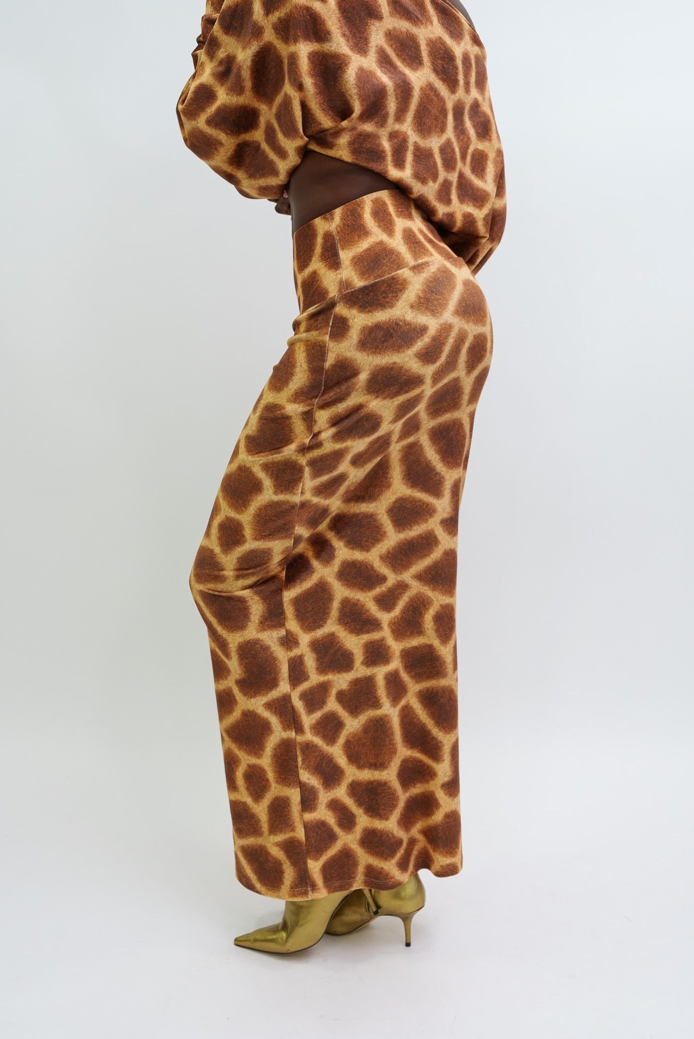 Giraffe print set
