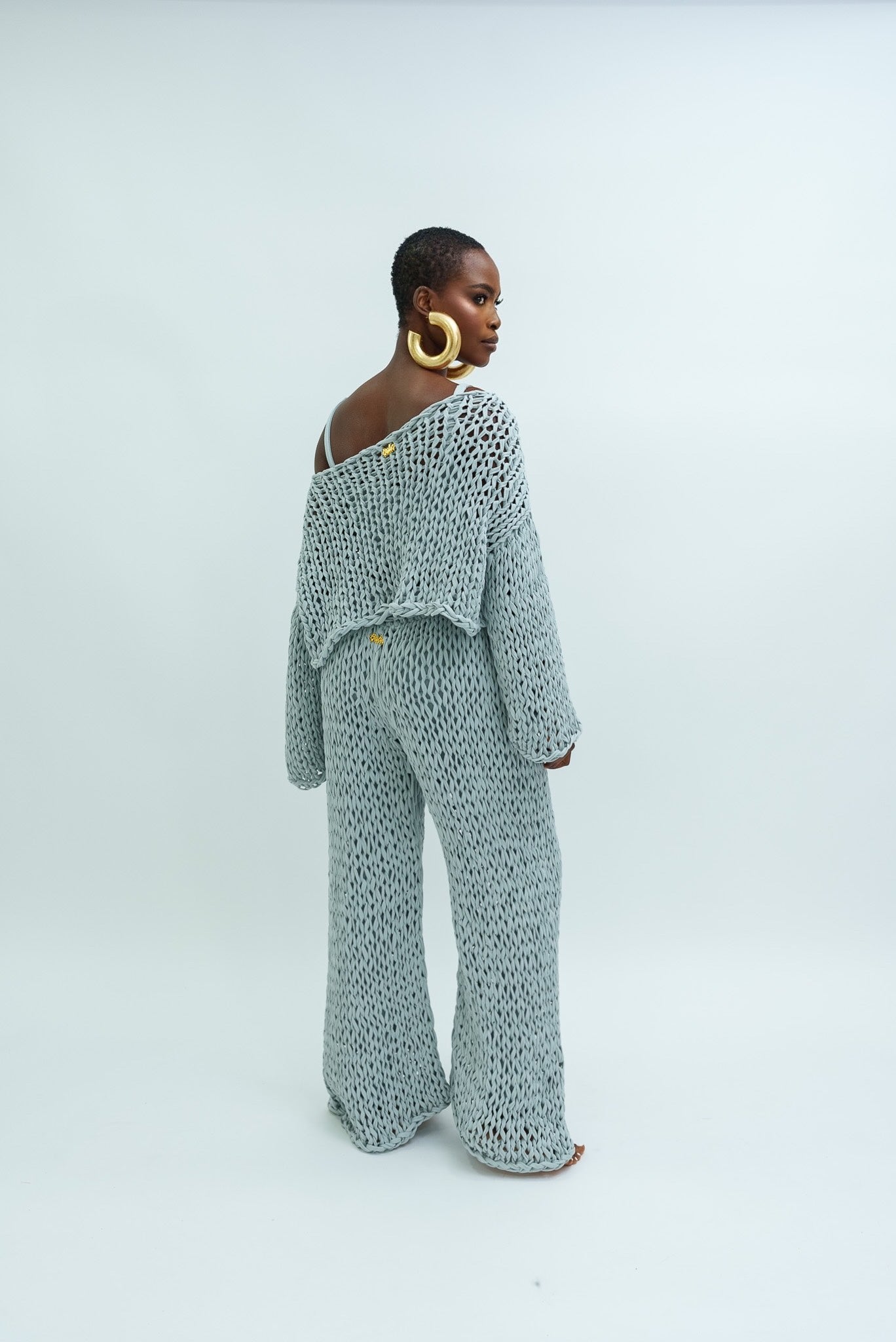 HAND MADE knitted set