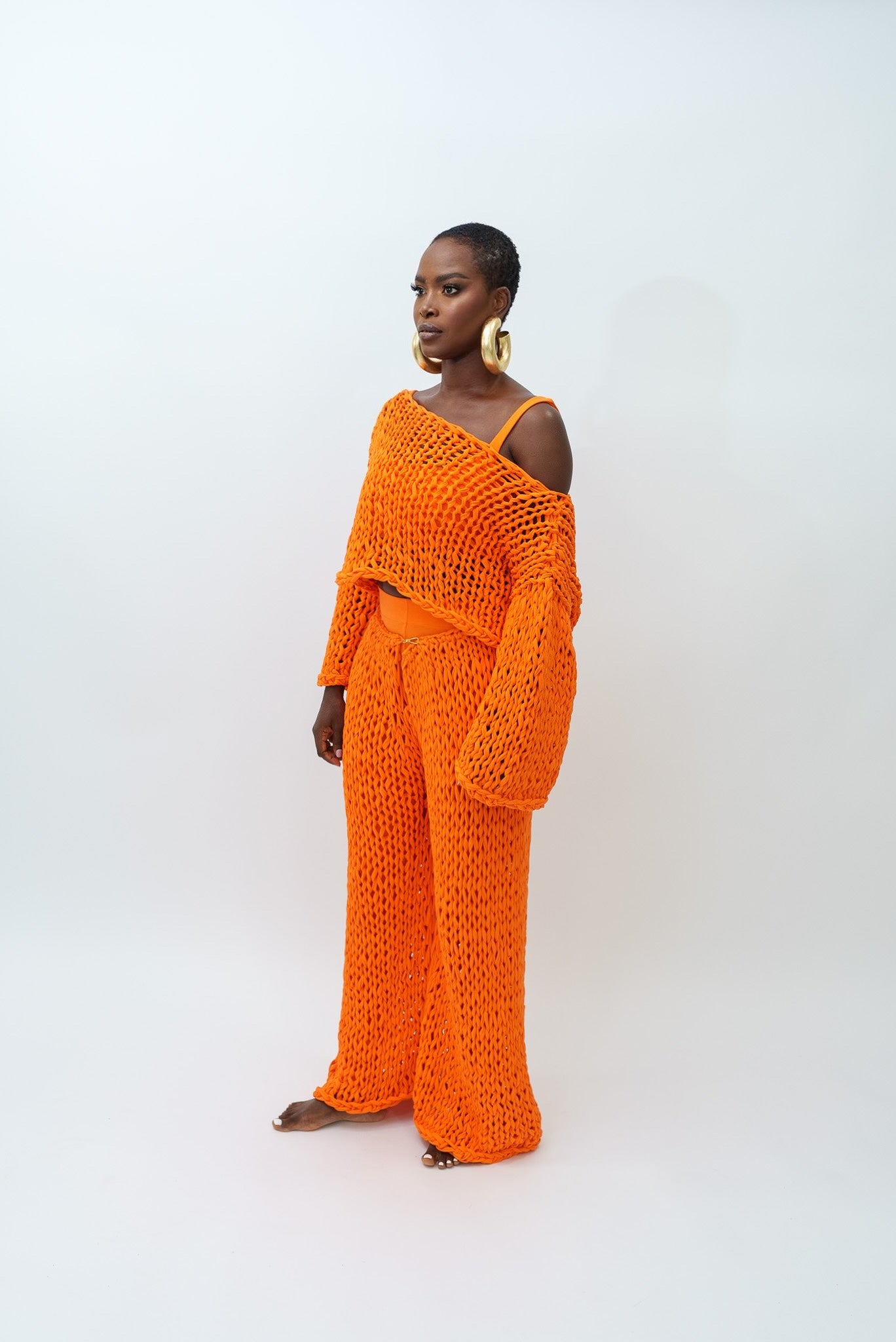 HAND MADE knitted set