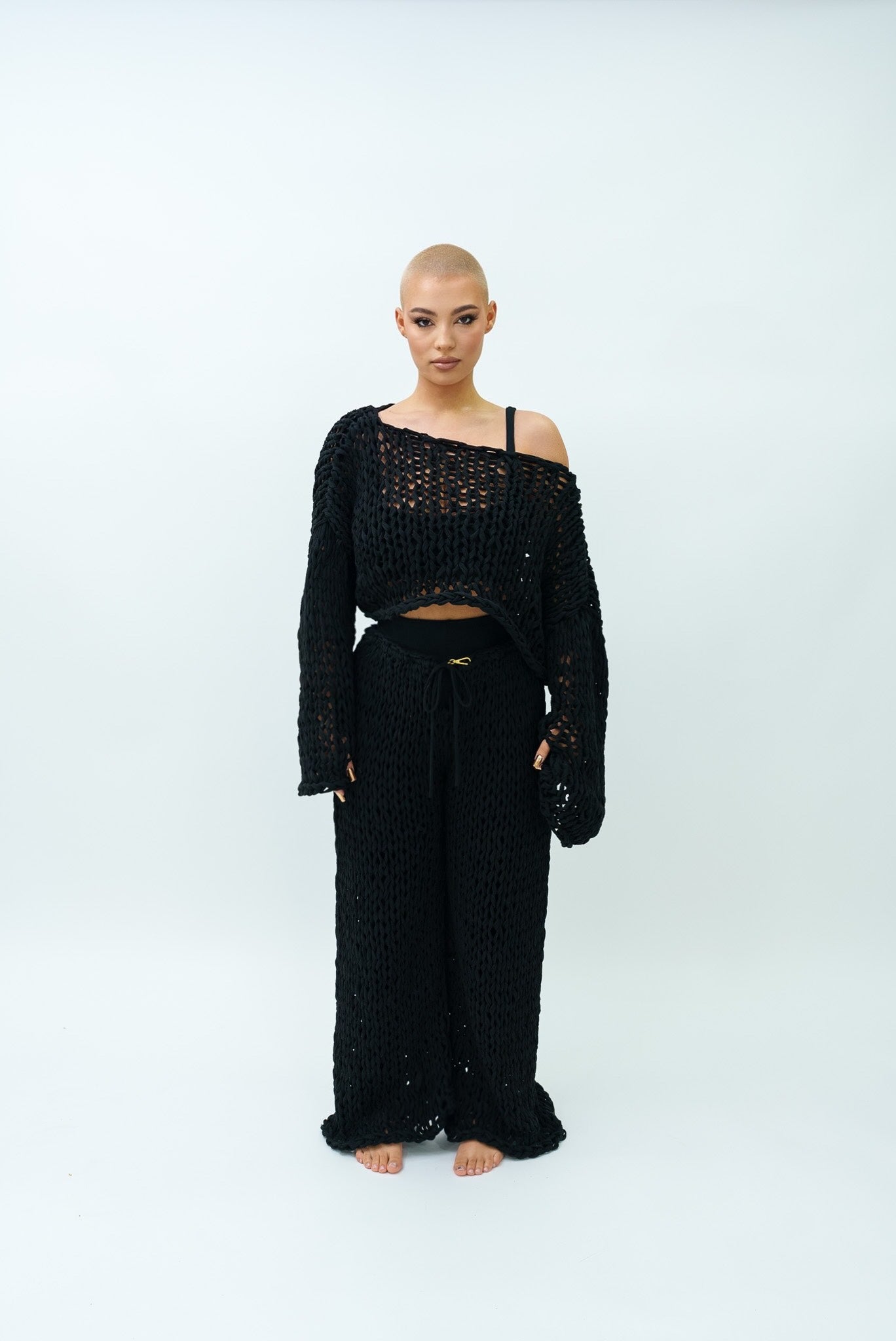 HAND MADE knitted set