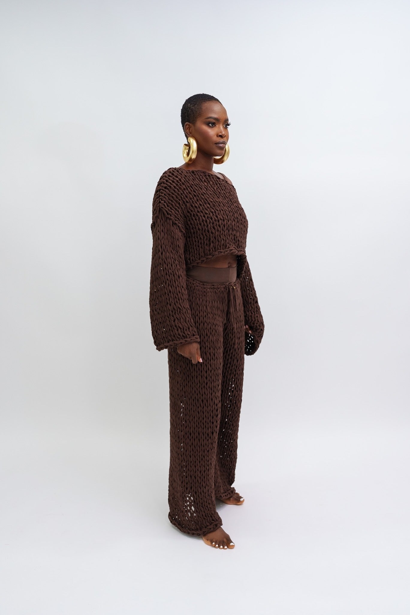 HAND MADE knitted set