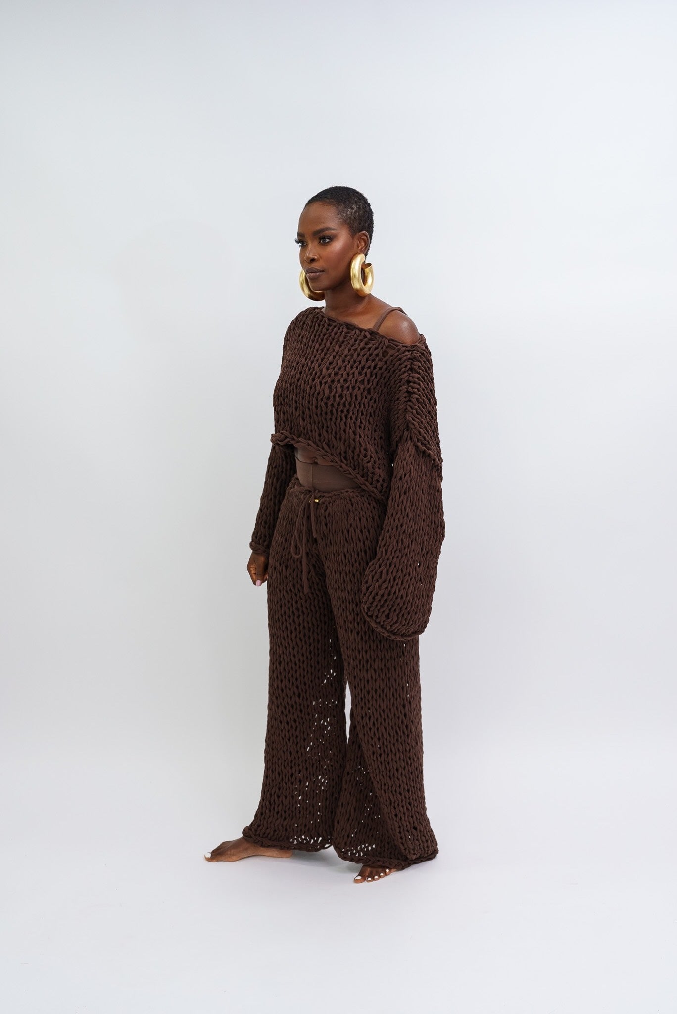 HAND MADE knitted set
