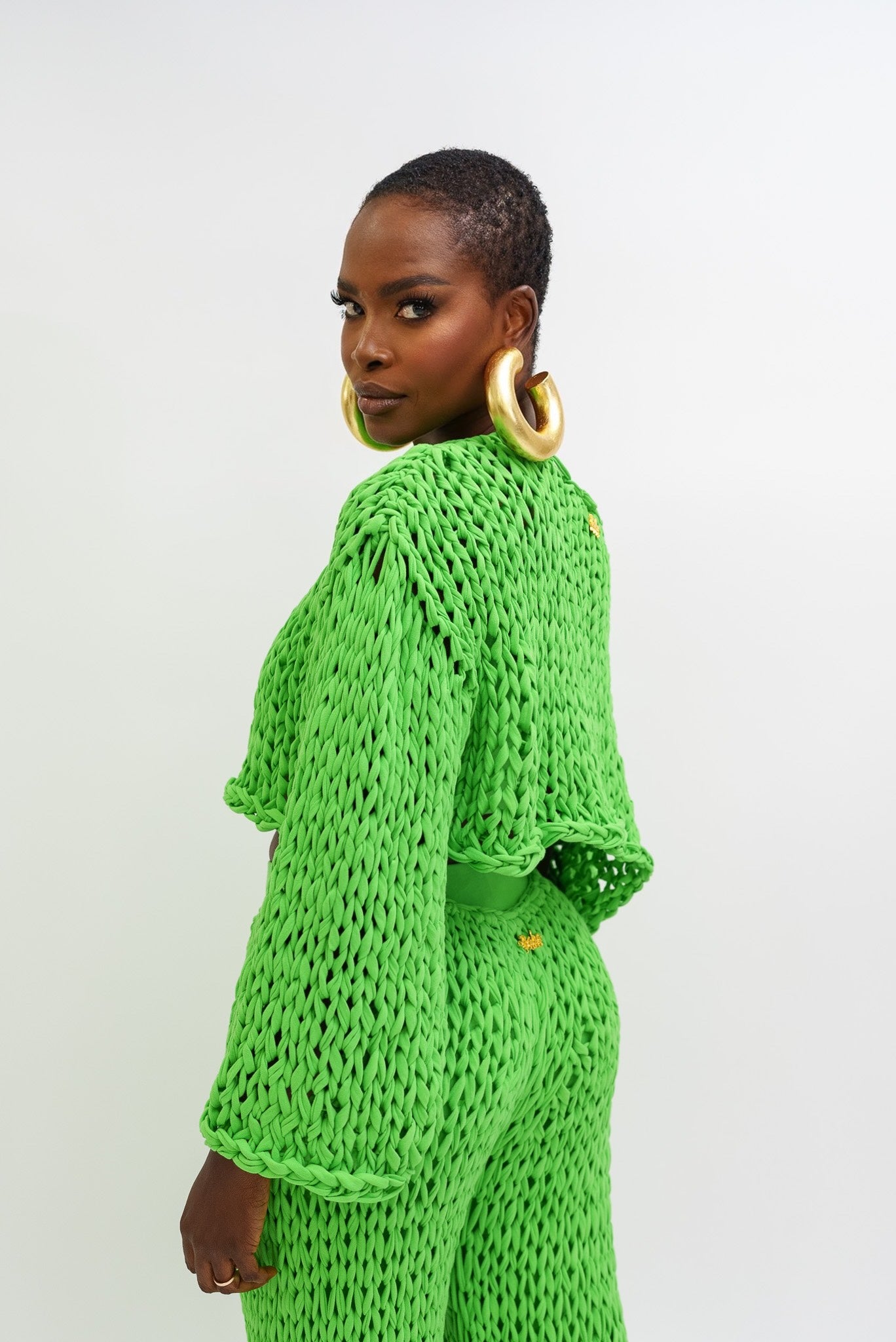 HAND MADE knitted set