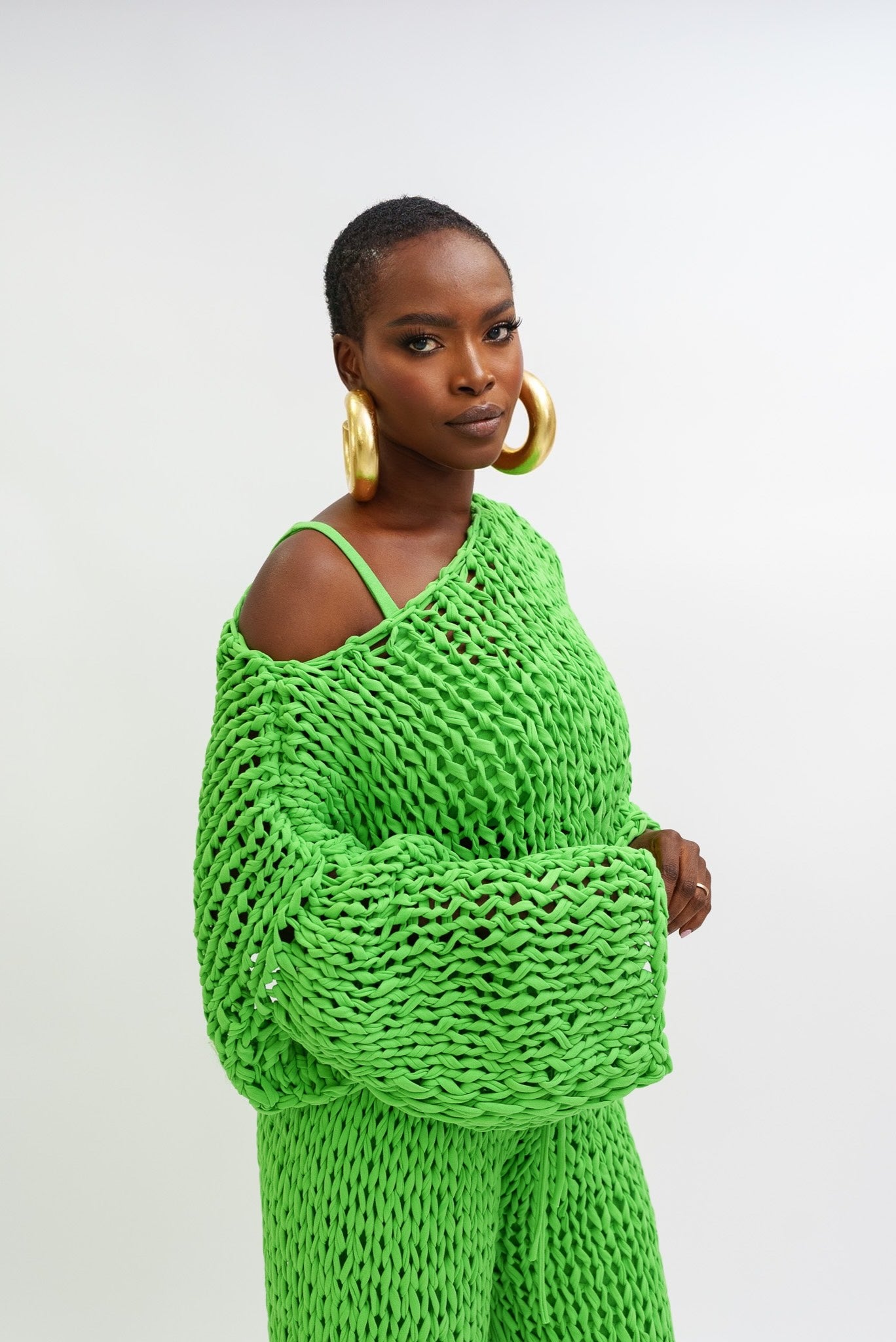 HAND MADE knitted set