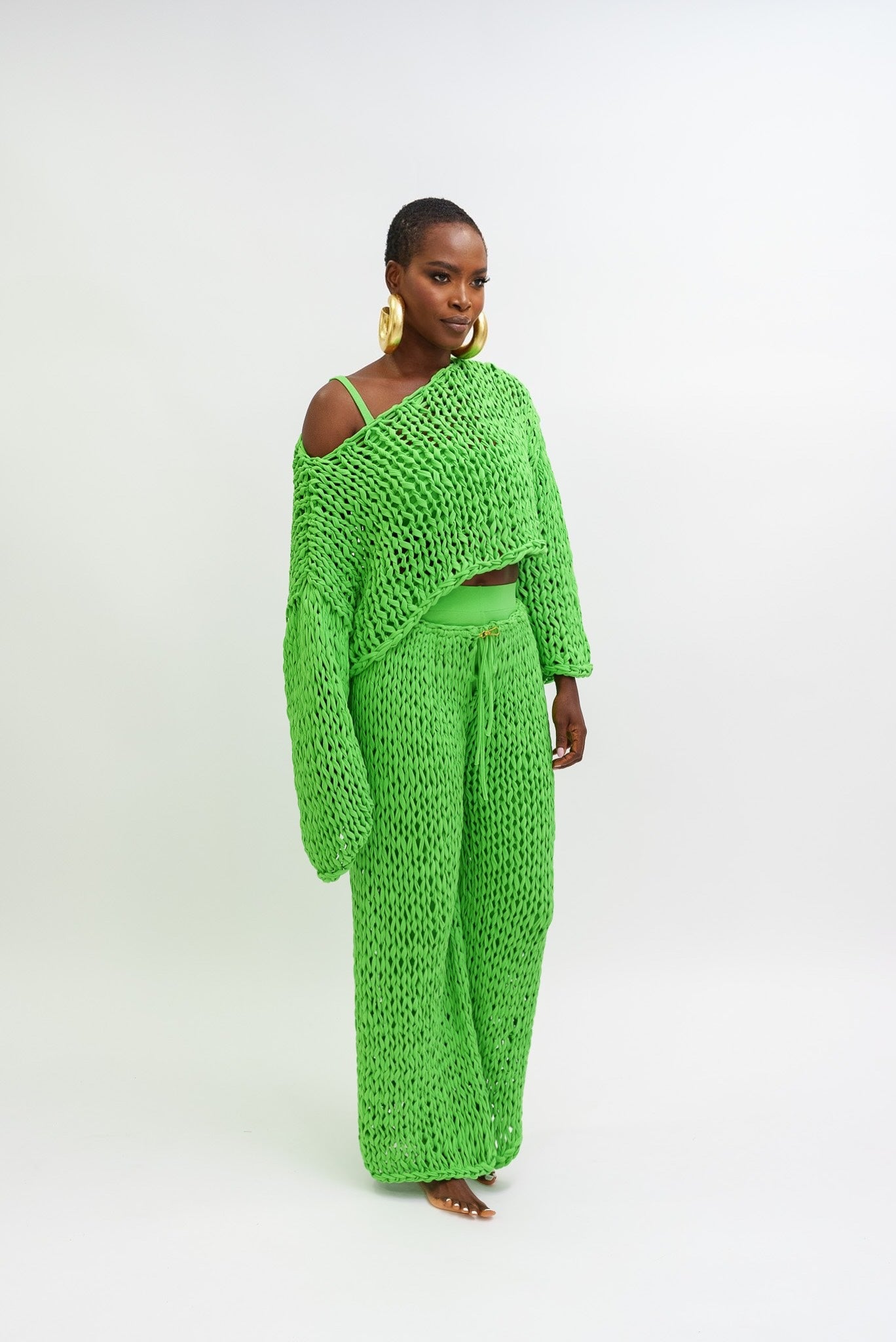 HAND MADE knitted set