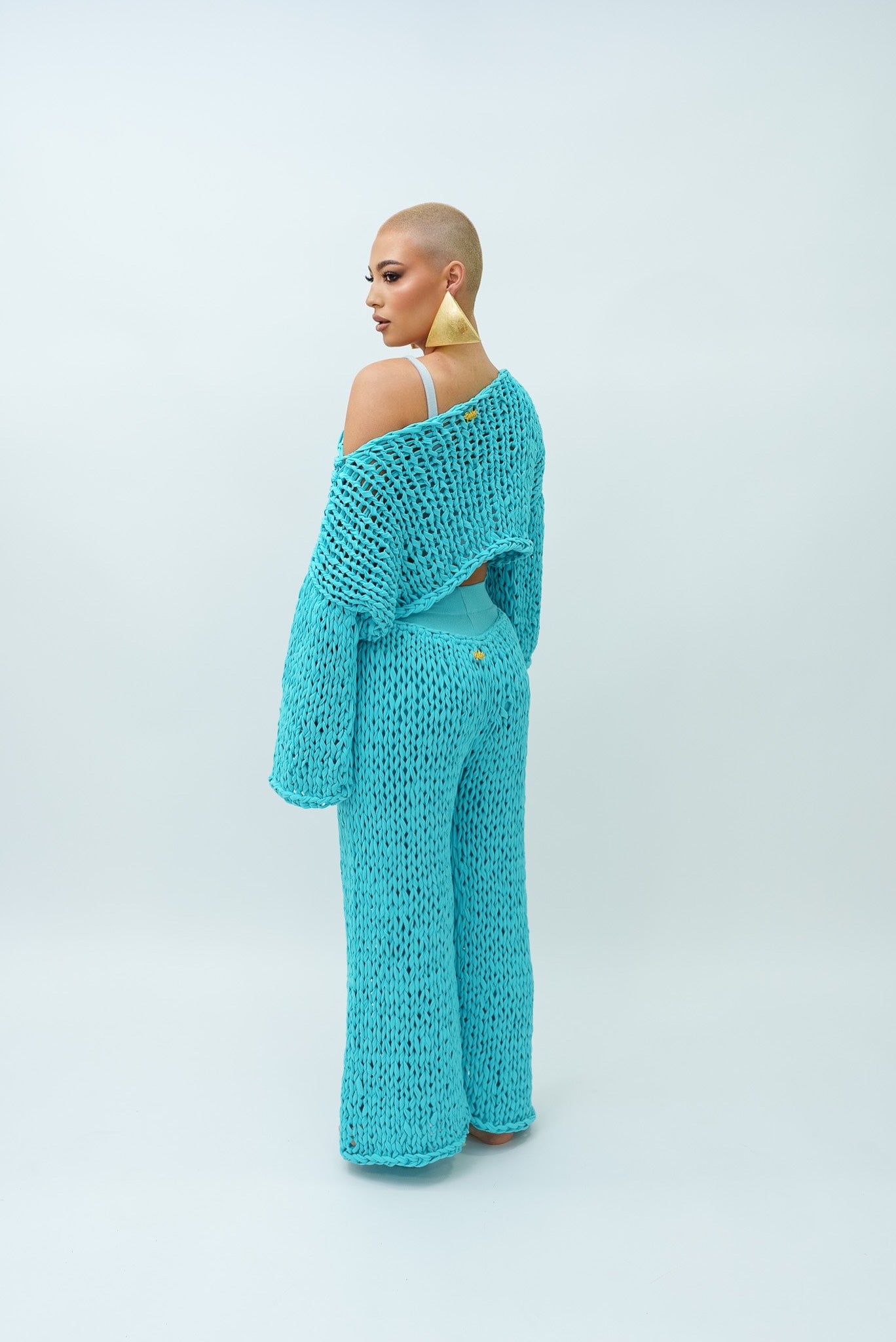 HAND MADE knitted set