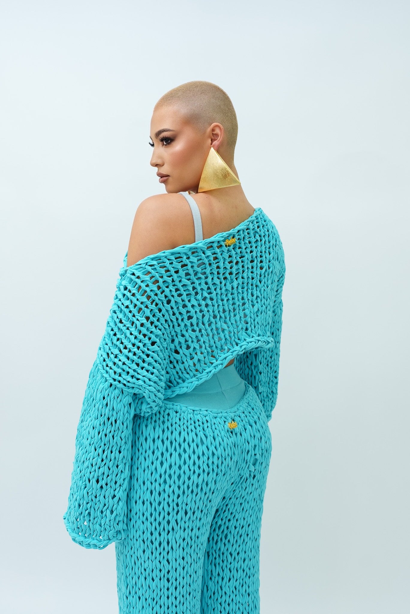 HAND MADE knitted set