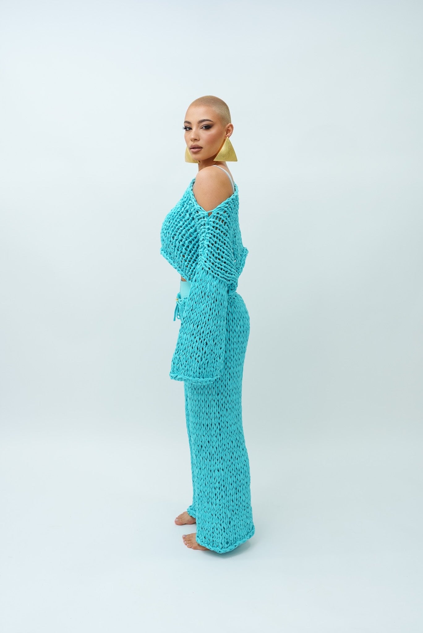 HAND MADE knitted set