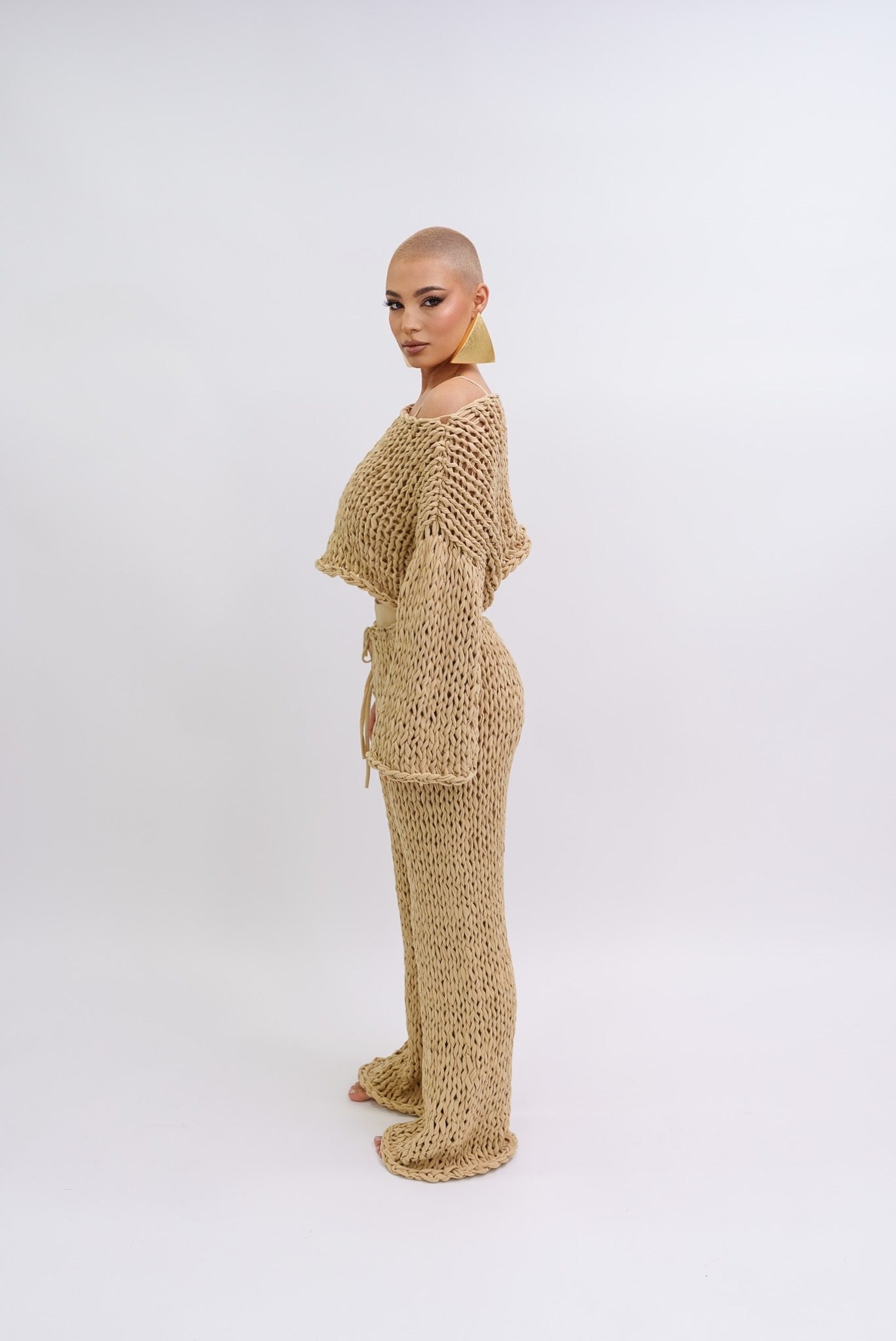 HAND MADE knitted set