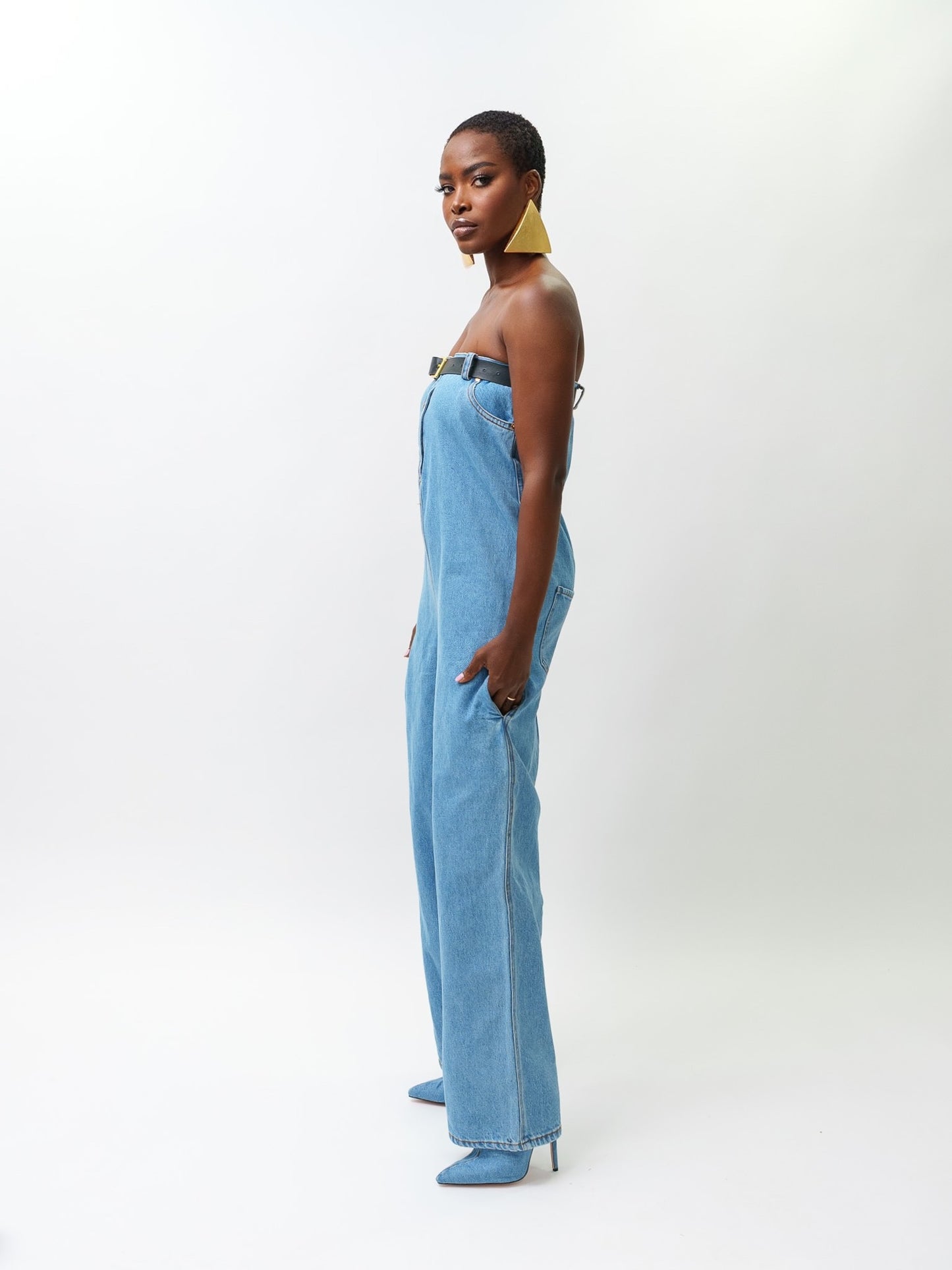 Denim jumpsuit