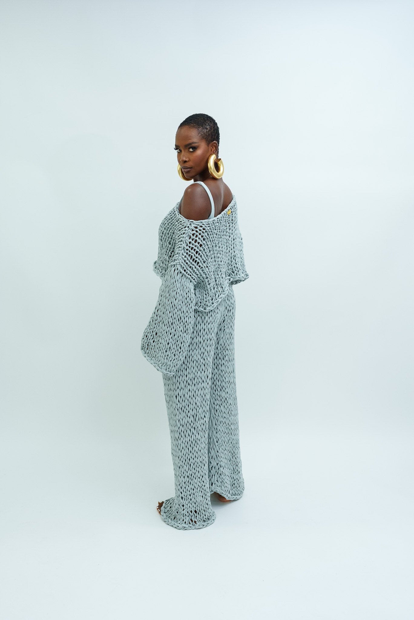 HAND MADE knitted set