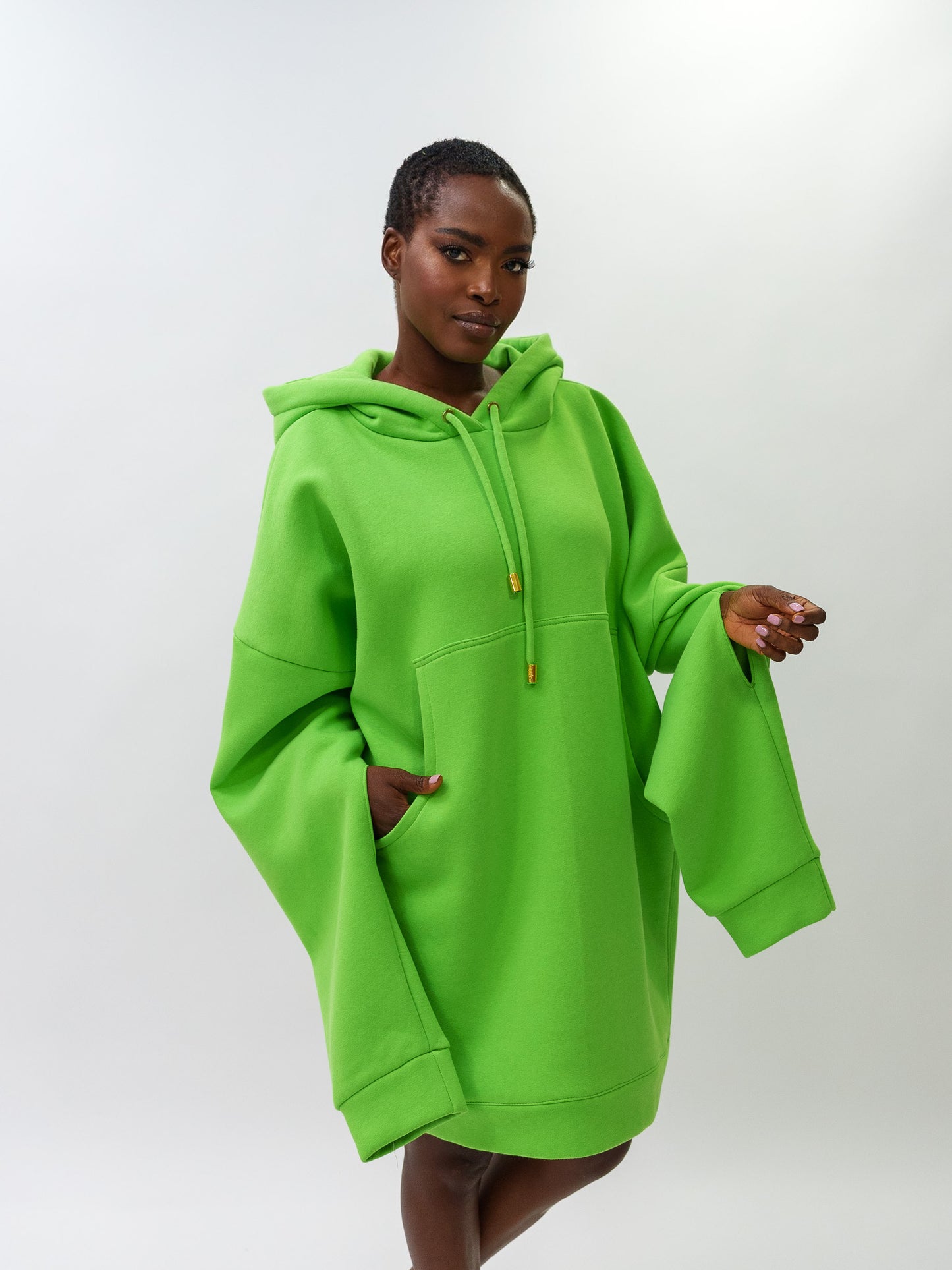 Oversized hoodie dress