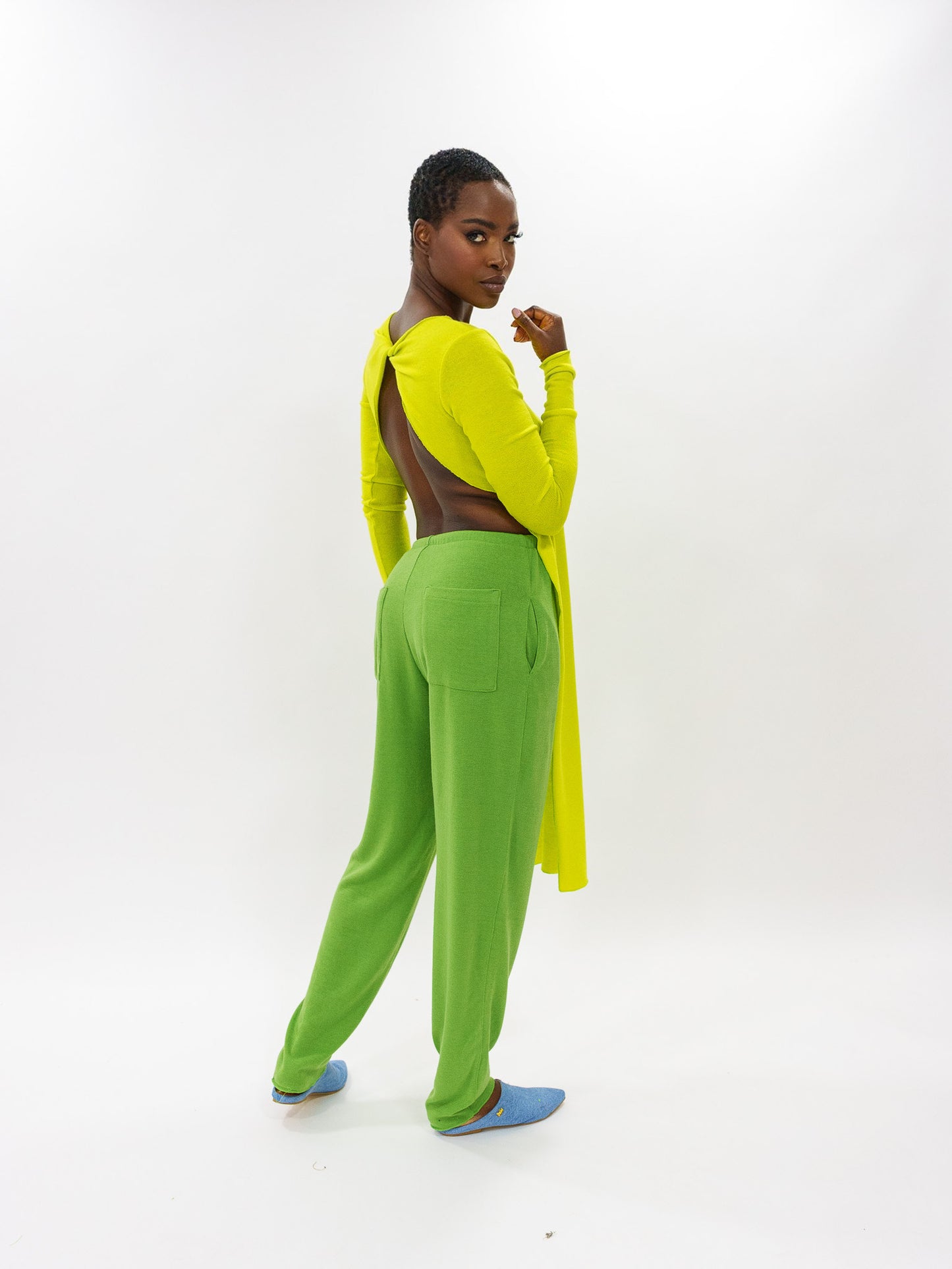 Knot knitted top