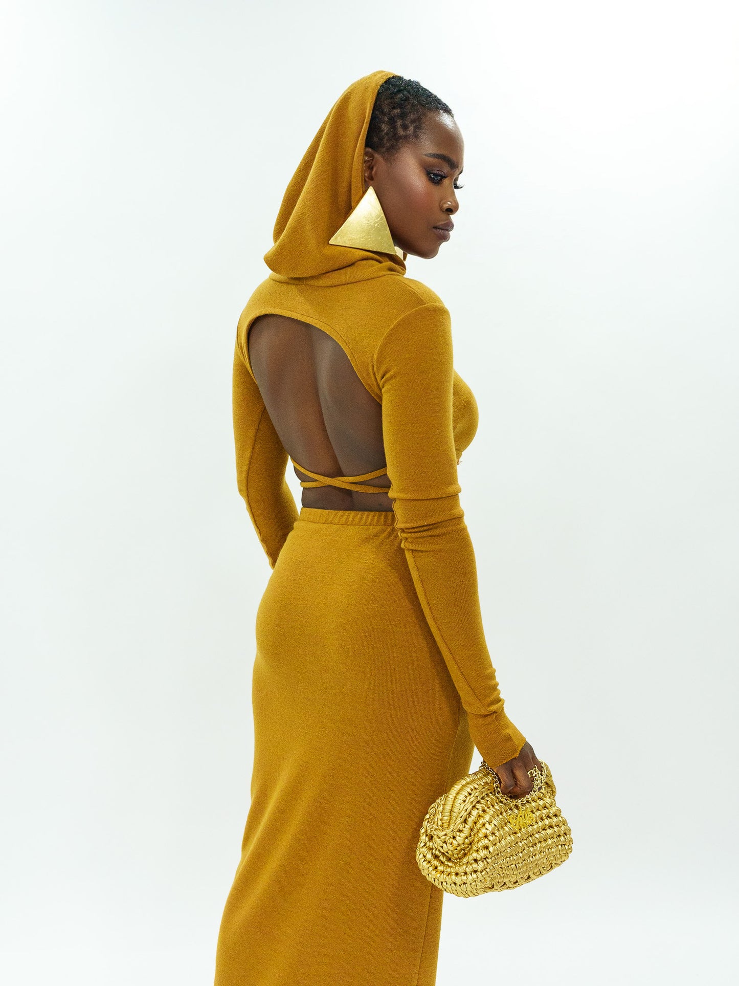 Knitted skirt set