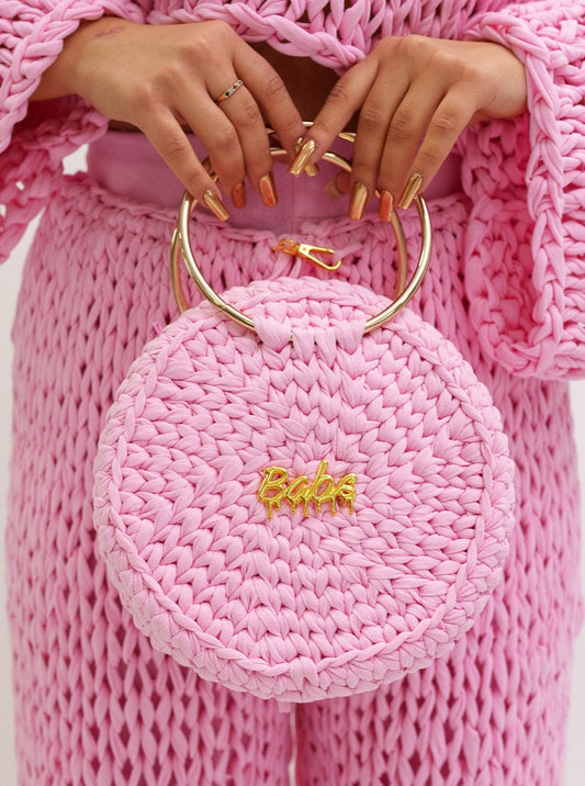 Lunar knitted bag