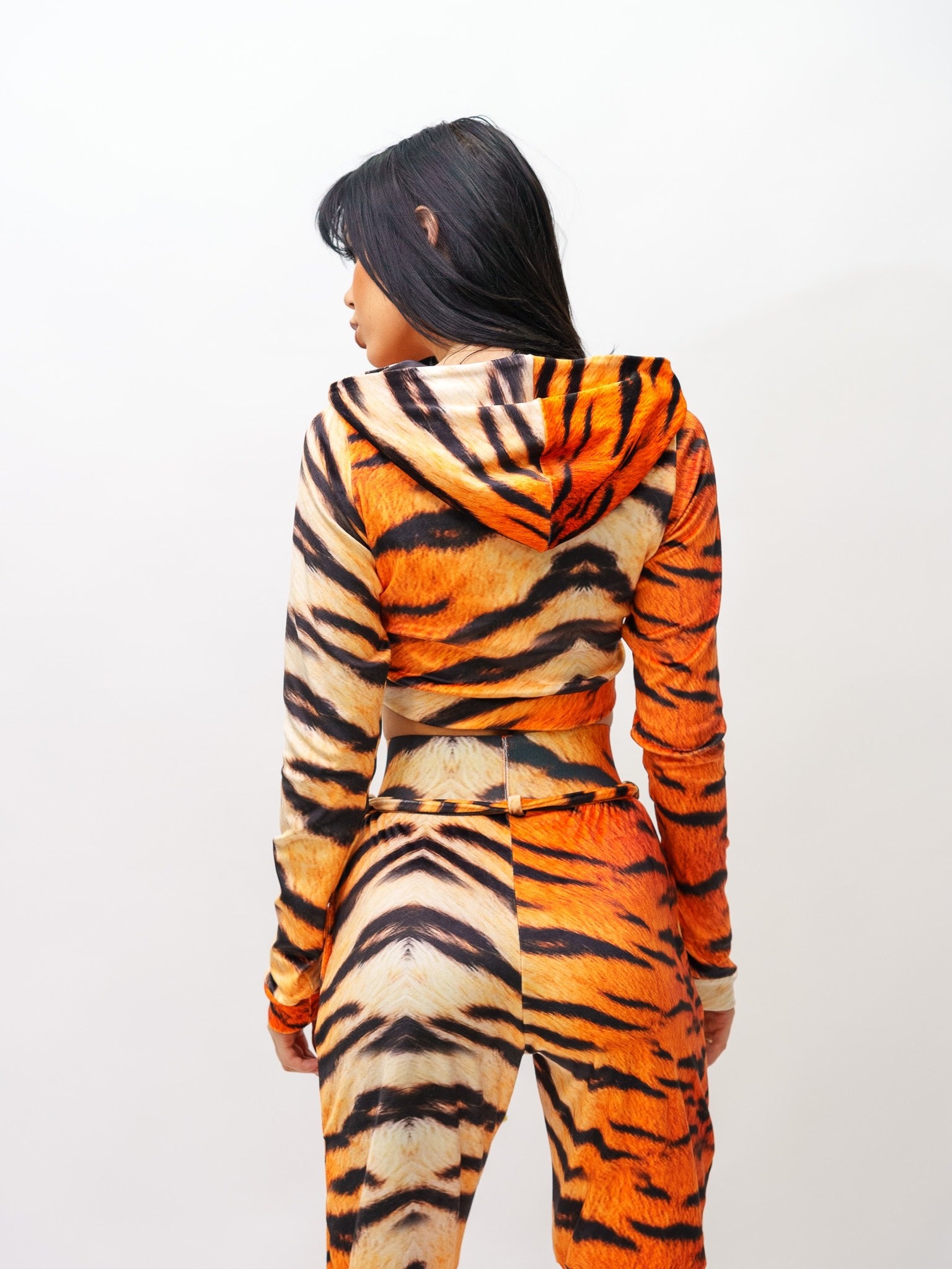 Velvet animal print tracksuit Babs Atelier